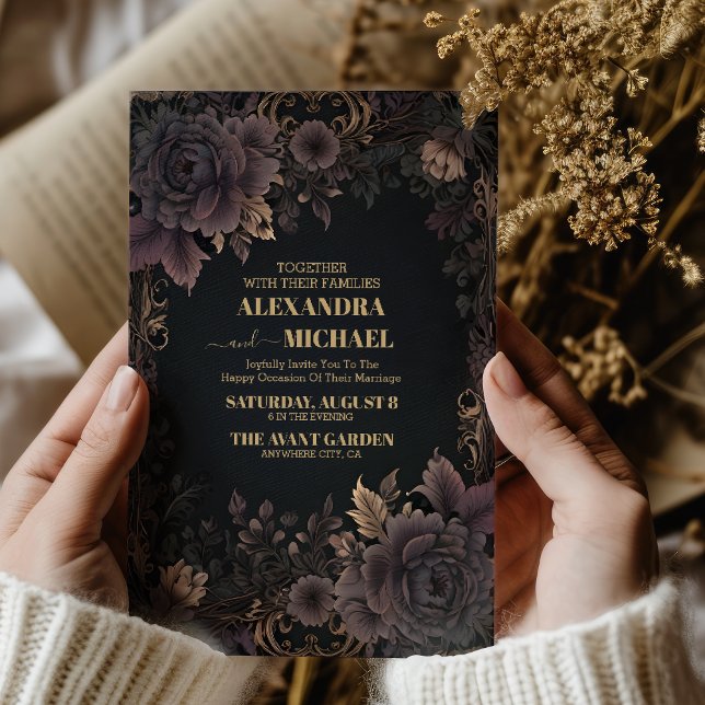 Invitación Boda Gótico Real de Victoria (Subido por el creador)