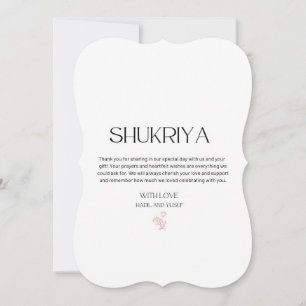 Invitación Boda, Gracias, Sur de Asia, Boda India