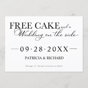 Invitación Boda Gratuita De Pastel De Boda Gratuita Salva La 
