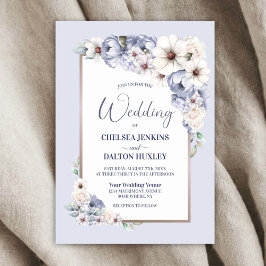 Invitación Boda Gray Floral
