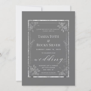 Invitación Boda Gray Sterling