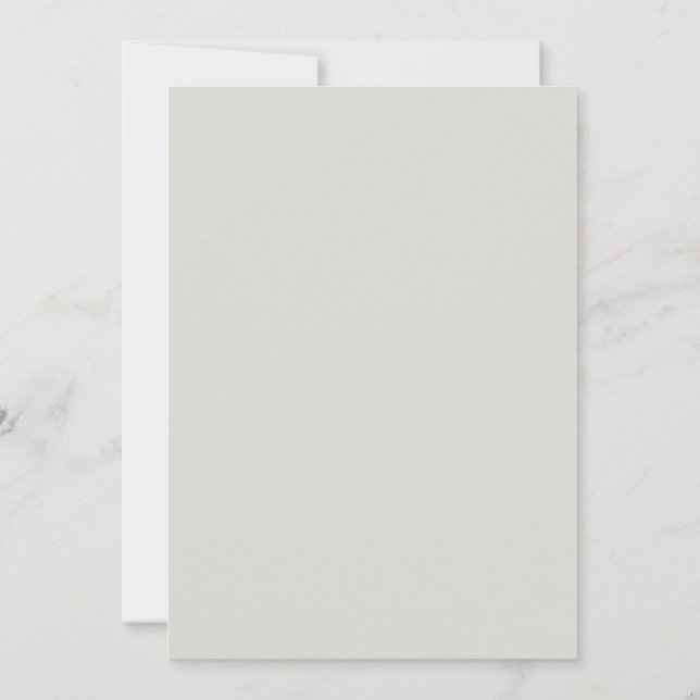 Invitación Boda Gris y Rosa de Aves Amarillas Whimsicales (Reverso)