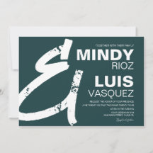 Boda Grunge AMPERSAND BOLD Verde 
