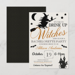 Invitación Boda Halloween Bachelorette Invite