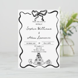 Invitación Boda Hand Drawn