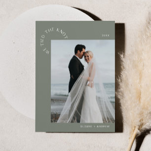 Invitación Boda HARLOW Elopement Nos Amarramos Al Knot - Sage