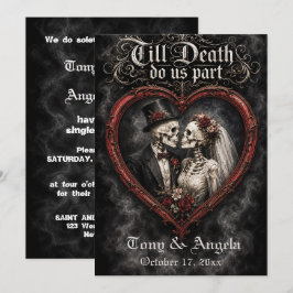 Invitación Boda Hasta que la Muerte nos Separe