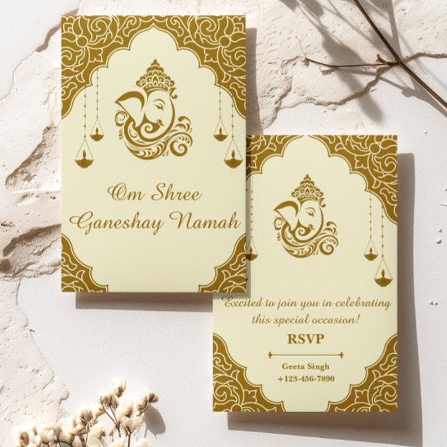 Invitación Boda Hindú Tradicional de la India (Subido por el creador)