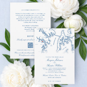 Invitación Boda histórica de Londres en un solo código QR de