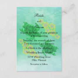 Invitación Boda Honu de Hawaii