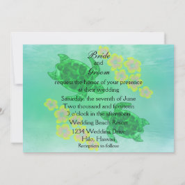 Invitación Boda Honu de Hawaii