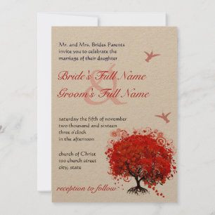 Invitación Boda Hummingbird