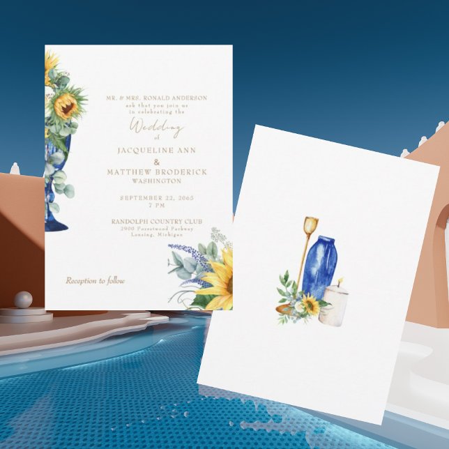 Invitación Boda II de los padres de la novia del girasol tosc (Subido por el creador)