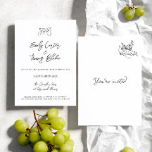 Boda Ilustrada a Mano con Tinta Caprichosa