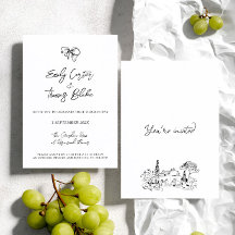 Boda Ilustrada a Mano con Tinta Caprichosa