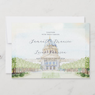 Invitación Boda Ilustrada de San Francisco