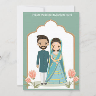 Invitación boda india
