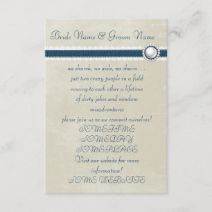 Invitación Boda informal