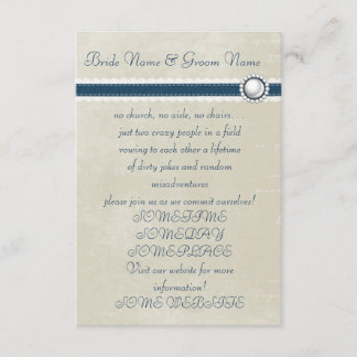 Invitación Boda informal
