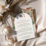 Invitación Boda Insertar información de arte moderno vintage<br><div class="desc">Carta de información de boda Art Nouveau Vintage de Alphonse Mucha en un diseño floral, romántico y caprichoso. Los florecientes victorianos complementan los tipos de letra Art Deco clásicos. Por favor, introduzca la información de su personalizado y ya está listo. Si desea cambiar el diseño más adelante, haga clic en...</div>