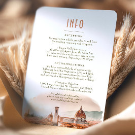 Invitación Boda Insertar información y detalles Florencia Ita