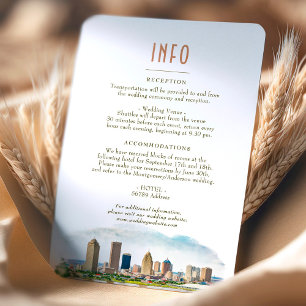 Invitación Boda Insertar información y detalles Nueva Orleans