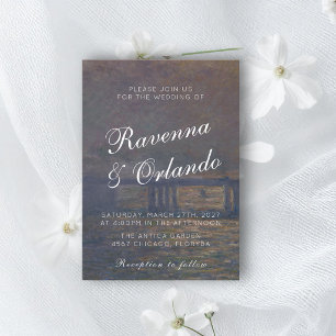 Invitación Boda inspirada en el Museo de Arte Fino Claude Mon