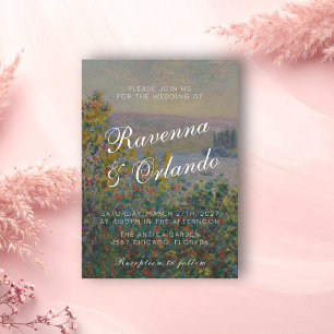 Invitación Boda inspirada en el Museo de Arte Fino Claude Mon