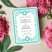 Boda inspirado en Aqua Papel Picado