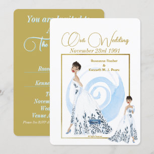 Invitación Boda Inv. 2 White(El Vestido) RFPMDesigns ©️ 2024