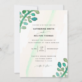 Invitación Boda Invitat de Dreamy Watercolor Elegante