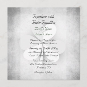 Invitación Boda irlandés del Naranja verde claro y verde clar