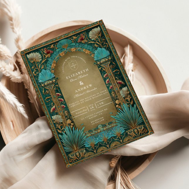 Invitación Boda Islámica con Arco Floral (Subido por el creador)