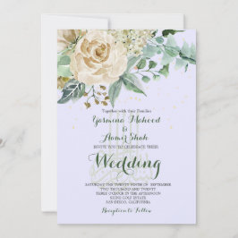 Invitación Boda islámico Bismillah Elegant Rosa púrpura