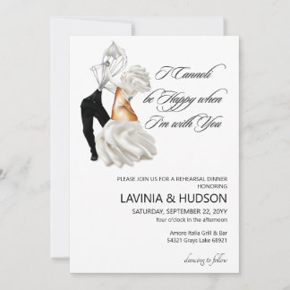 Invitación Boda Italiana Divertida Cannoli