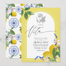boda italiano "La Dolce Vita" Lemon y Tile