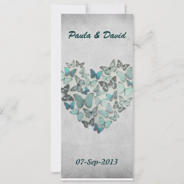 Invitación Boda Itinerary (Anverso)