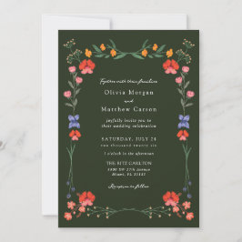 Invitación Boda Jardín Botánico de Flor Silvestre