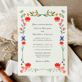 Invitación Boda Jardín Botánico de Flor Silvestre