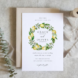 Invitación Boda Jardín Botánico de Limón y Vegetación