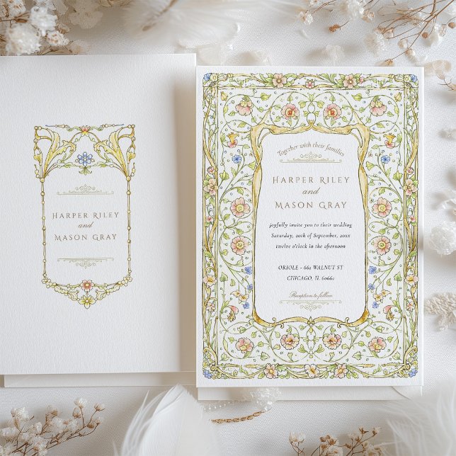 Invitación Boda Jardín Victoriano (Subido por el creador)