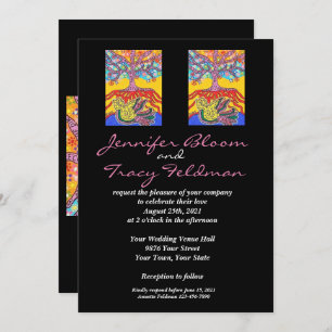 Invitación Boda - judío e yiddish - LGBTQ