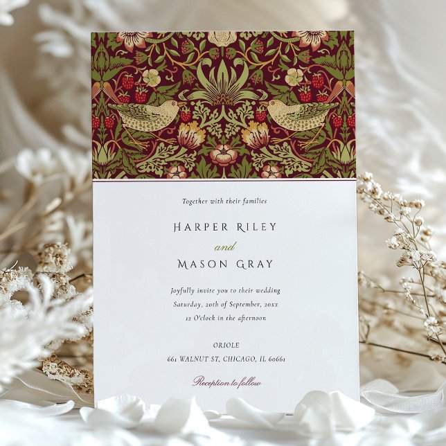 Invitación Boda Ladrón de fresa roja (Subido por el creador)