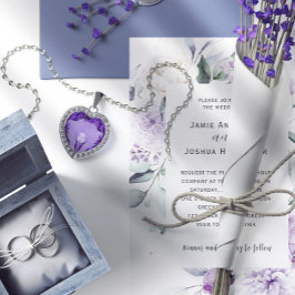 Invitación Boda Lavender Blooms