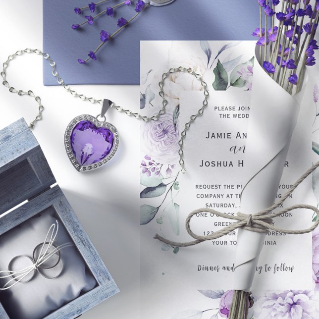Invitación Boda Lavender Blooms (Subido por el creador)