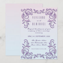 Boda lesbiana decorativa Boho lilac