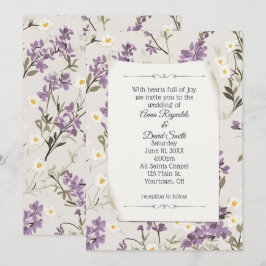 Invitación Boda Lilacs Design
