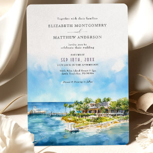 Invitación Boda Little Palm Island Resort Florida