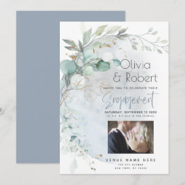 Invitación Boda | Luna de Amor en Polvo Azul