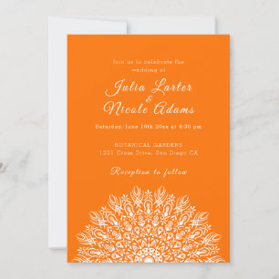 Invitación Boda Mandala de hierba de Pampas seca con pluma su